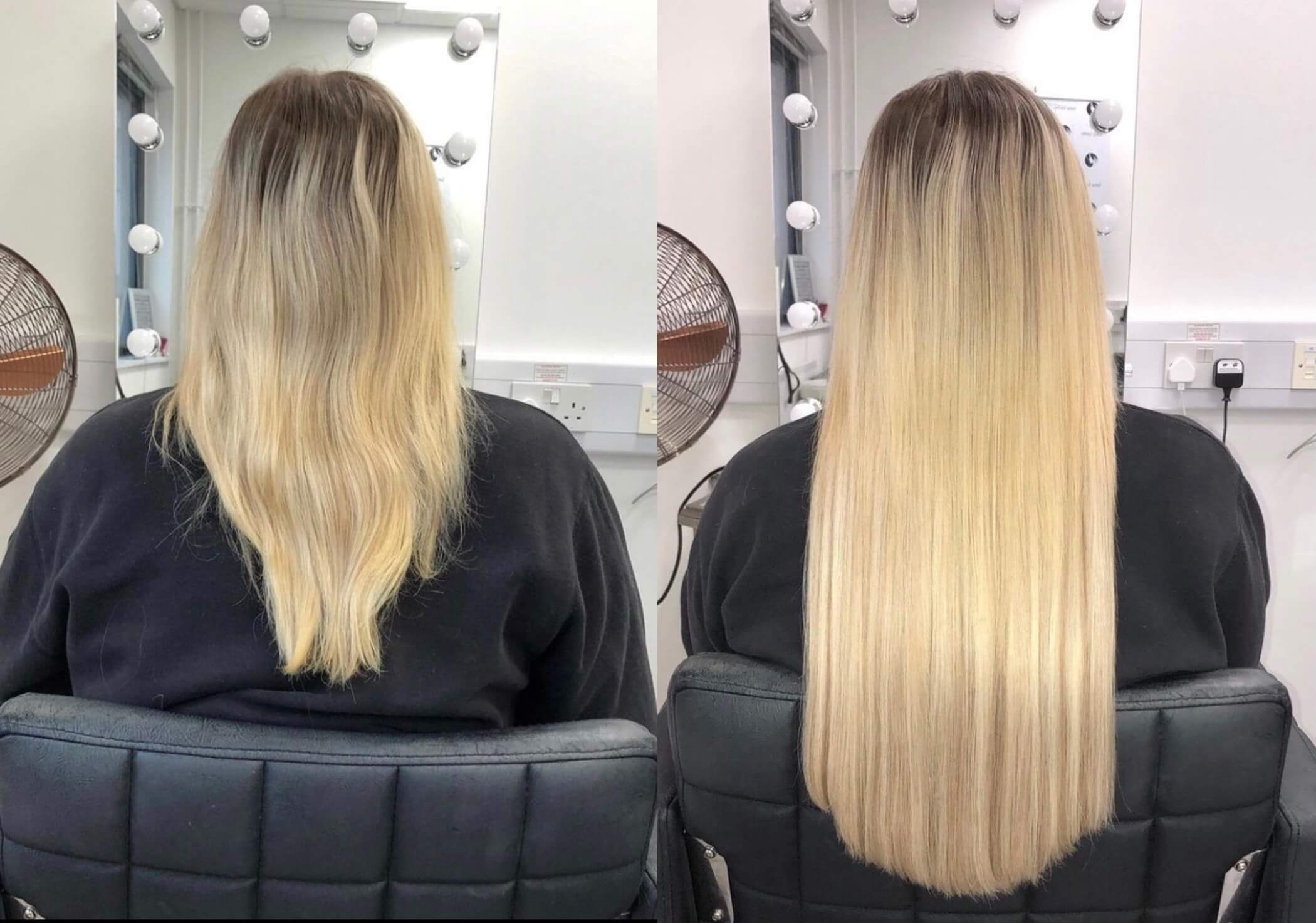 Blonde Weft Hair Extensions - wide 6