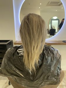 hair before colouring hair before colouring