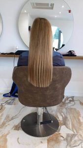 hair extensions installation